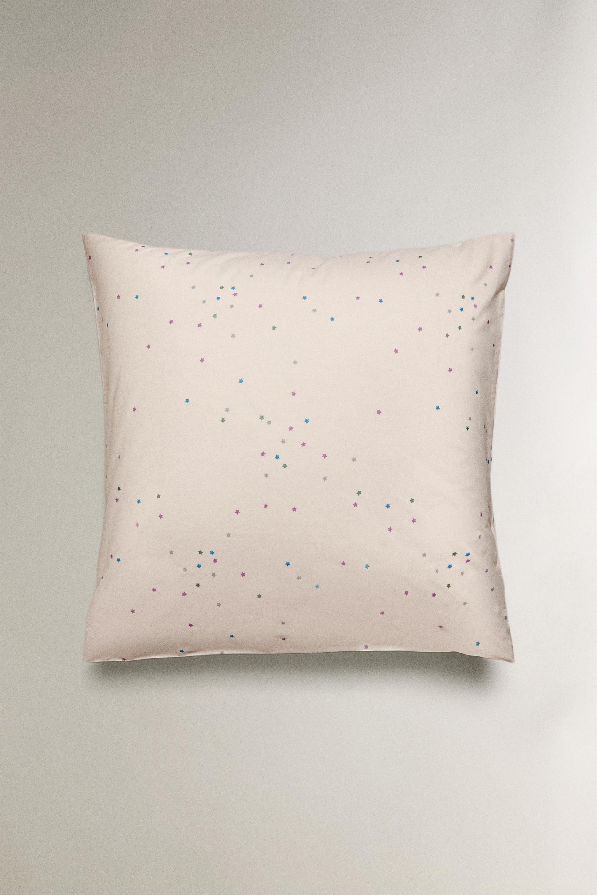 TAIE D’OREILLER ENFANT COTON ÉTOILES